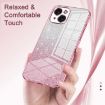 Blue Gradient Glitter Electroplated Phone Case for iPhone SE 2022/2020/8/7 - 5