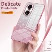OPPO Find X5 Pro Glitter Powder Electroplated Phone Case - Gold - 5