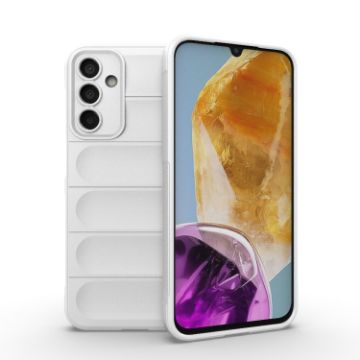 Samsung Galaxy F15 5G Global Magic Shield TPU + Flannel Phone Case White - 1