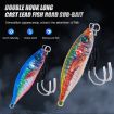 HENGJIA Iron Plate Lead Fish Dummy Bait Sea Fishing Lures - 10 Colors - 4
