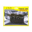 HENGJIA Curved-Tail Soft Dummy Bait Fishing Lures - 10pcs/Pack - 6