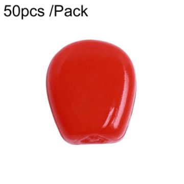 HENGJIA SO183 Floating Water Corn Soft Bait Lures (Red) - 50pcs/Pack - 1