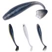 HENGJIA T-Tail Soft Dummy Bait Fishing Lures 6pcs Pack - Color 1 - 2