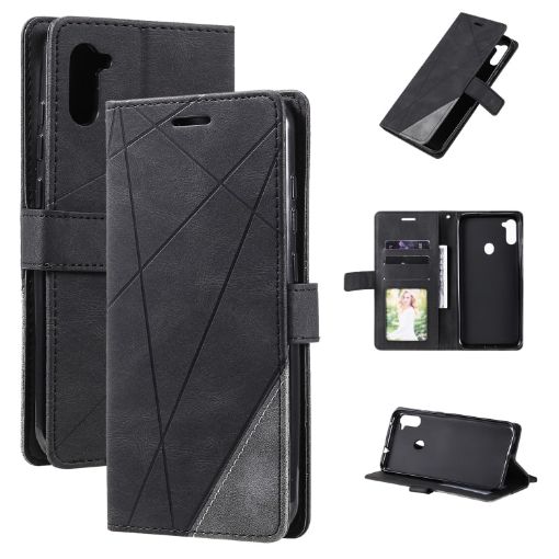 Samsung Galaxy A11 EU Leather Case with Holder & Card Slots & Wallet - 1