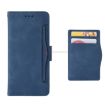 Orbic Magic 5G R678EL Leather Phone Case (Blue) - Card Slots, Calf Texture - 3