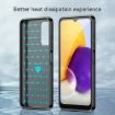 Samsung Galaxy A03s US Version Carbon Fiber TPU Phone Case - Black - 3