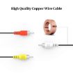 4 Pin S-Video to 3 RCA AV TV Male Cable Converter Adapter - 3