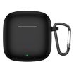 Shockproof Silicone Case for Huawei Freebuds SE 2 with Hook (Black) - 1