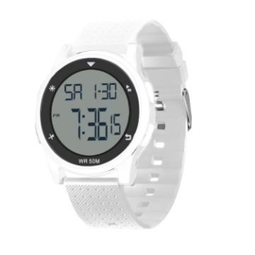SPOVAN S100 Men Outdoor Waterproof Electronic Watch (White) - 1