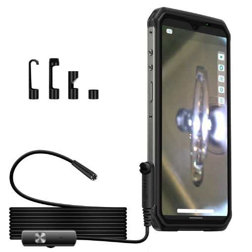 Ulefone Endoscope E1 IP67 Waterproof 3 in 1 for Ulefone Power Armor - Black - 1
