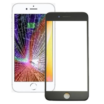 Front Screen Outer Glass Lens with LCD Bezel Frame for iPhone 8 Plus - 1