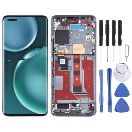 LCD Screen For Honor Magic4 Pro Digitizer Full Assembly (Black) - 1