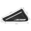 West Biking 4L Bicycle Triangle Bag - Black - 3