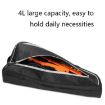 West Biking 4L Bicycle Triangle Bag - Black - 6