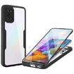 Samsung Galaxy A21s Acrylic + TPU 360 Shockproof Case - Black - 1
