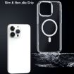 iPhone 12 MagSafe Magnetic Clear Phone Case - Sierra Blue - 5