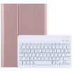 Lenovo Tab M10 3rd Gen TB-328XU Bluetooth Keyboard Leather Tablet Case - Rose Gold - 1
