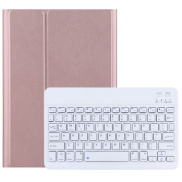 Lenovo Tab M10 3rd Gen TB-328XU Bluetooth Keyboard Leather Tablet Case - Rose Gold - 1