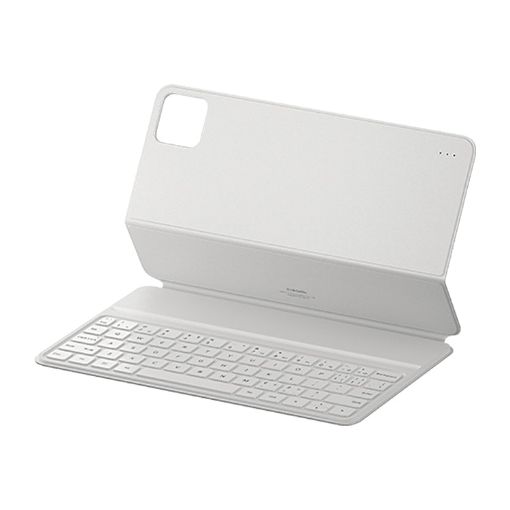 Xiaomi Pad 6/6 Pro Keyboard Case - White Leather - 1
