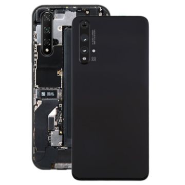 Black Battery Back Cover with Camera Lens for Huawei Nova 5T - 1