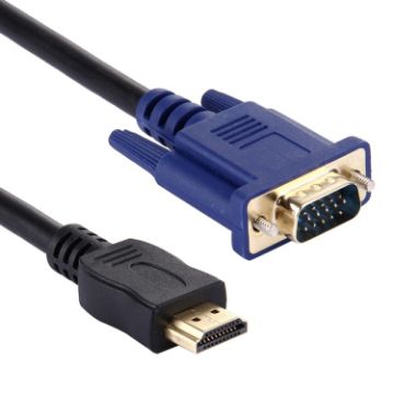 1.8m HDMI to VGA Video Cable - Black - 1