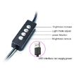 Portable RK39 Fill Light with Phone Clip - Black - 2