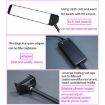 Portable RK39 Fill Light with Phone Clip - Black - 5