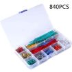 840 PCS Jumper Wire Kit for Breadboard - 14 Lengths, U Shape - 1