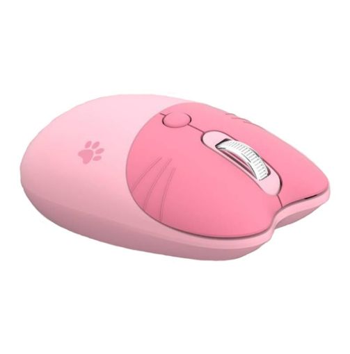 M3 Cute Silent Wireless Mouse - Vitality Pink - 1