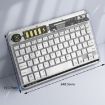 10 Inch Wireless Bluetooth Keyboard - White - 2