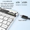 10 Inch Wireless Bluetooth Keyboard - White - 4