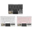 KB-333 RGB Backlit Wireless Bluetooth Keyboard - White - 2