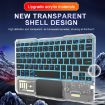 KB-333 RGB Backlit Wireless Bluetooth Keyboard - White - 6