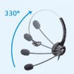 VT200 Single Ear Telephone Headset Operator Headset With Mic - 6