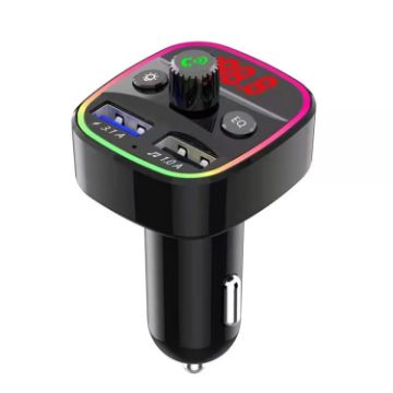 Q3 3.1A USB+PD Bluetooth Car Charger Car FM Transmitter - 1
