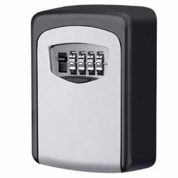 Wall Mounted Key Hider Box 4 Digit Security Code Lock - 1