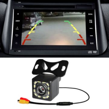 LED Fill Light External Reversing Video Camera HD Night Vision CCD Car Camera - 1