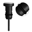 3.5mm Metal Dust Plug Headset Plug Card Needle - Black - 3