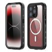iPhone 15 Pro RedPepper IP68 Waterproof MagSafe Phone Case - Black - 1