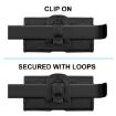 HAWEEL 6.1-6.8 inch Leather Phone Belt Clip Pouch - Black - 5