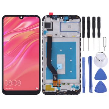 Huawei Y7 Prime (2019) LCD Screen Digitizer Full Assembly - Black - 1