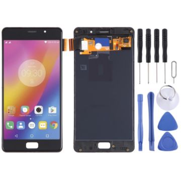 OEM LCD Screen for Lenovo Vibe P2 Digitizer Full Assembly with Frame - 1