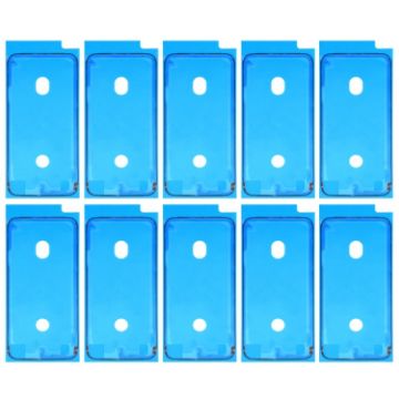 10 PCS Waterproof Adhesive Stickers for iPhone 8 - Black - 1