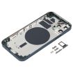 Blue Back Housing Cover with SIM Card Tray & Side Keys & Camera Lens for iPhone 12 Pro - 3
