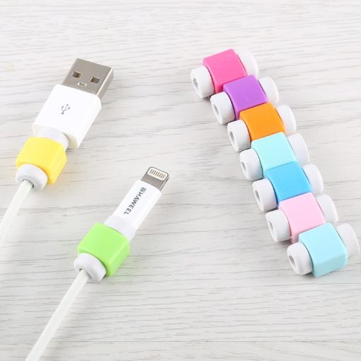 Headphone Wire Data Cable Protection Cover Winder Organizer - 1
