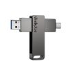 Lenovo Thinkplus MU110 USB3.2+Type-C Flash Drive 128GB Grey - 1