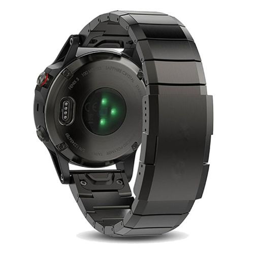 Garmin Instinct 22mm Titanium Alloy Quick Release Watch Band - Black - 1