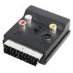 JUNSUNMAY 21 Pin Scart Male to Female S-Video 3 RCA Adapter - 2
