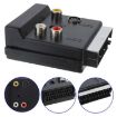 JUNSUNMAY 21 Pin Scart Male to Female S-Video 3 RCA Adapter - 3