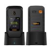 UNIWA V909T Flip Phone, 4G Network, Bluetooth, FM, SOS (Black) - 1